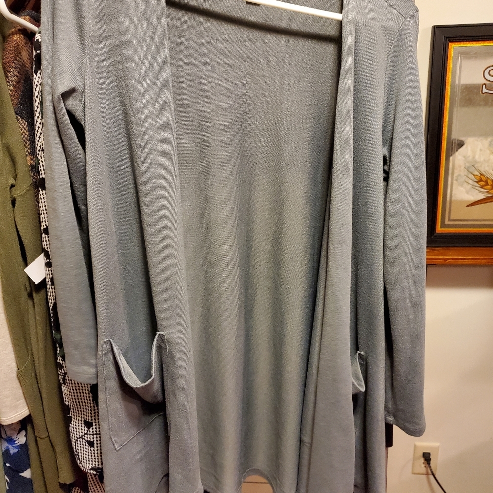 Lularoe grey caroline cardigan